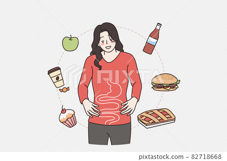 Gastro system and healthy digestion concept. Gastro system and healthy digestion concept. 82718668