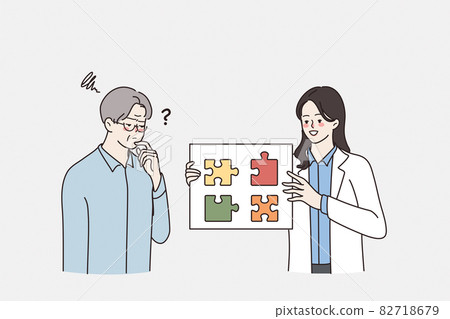 Mental health and aging concept. Mental health and aging concept. 82718679