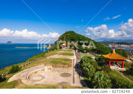 Baimiweng Fort, a former fort located at keelung city, taiwan 82719249