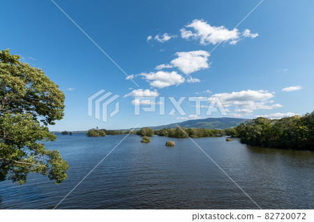 Onuma_Lake_Nakajima_Blue Sky_Hakodate_New Three Views of Japan Onuma_Lake_Nakajima_Blue Sky_Hakodate_New Three Views of Japan 82720072