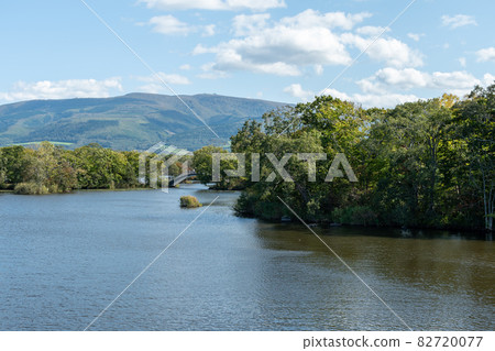 Onuma_Lake_Nakajima_Blue Sky_Hakodate_New Three Views of Japan Onuma_Lake_Nakajima_Blue Sky_Hakodate_New Three Views of Japan 82720077
