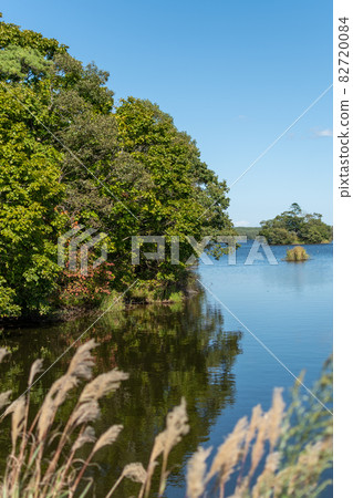 Onuma_Lake_Nakajima_Blue Sky_Hakodate_New Three Views of Japan 82720084