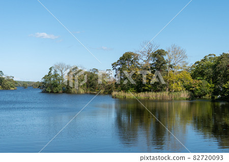 Onuma_Lake_Nakajima_Blue Sky_Hakodate_New Three Views of Japan 82720093