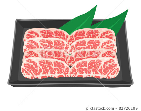烤肉排骨的插圖 82720199