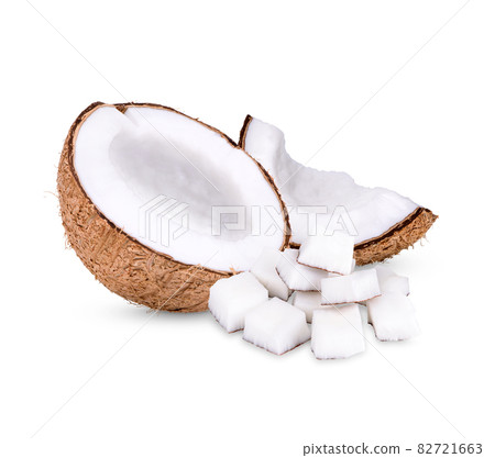 Coconut Isolated on white background Coconut Isolated on white background 82721663