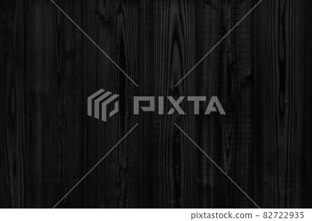 black wood charcoal burn Japanese pine wooden floor for background 82722935