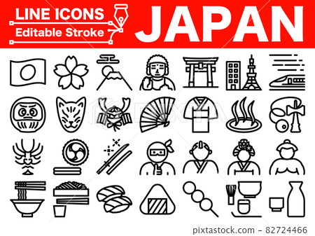 日本圖標集 82724466