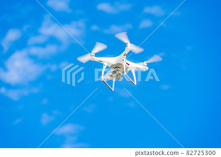 Drone and blue sky Drone and blue sky 82725300
