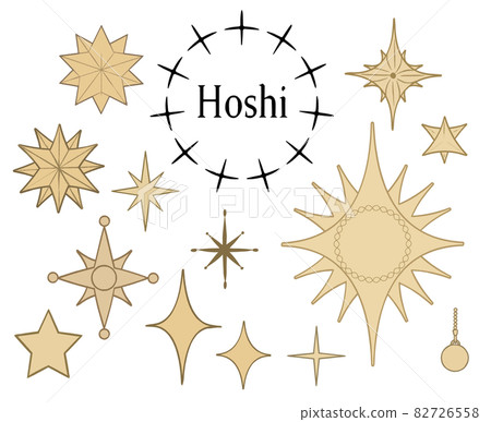 星形裝飾品的插圖 82726558