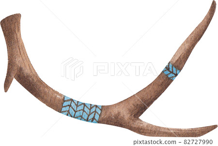 American Indian and decor watercolor 82727990