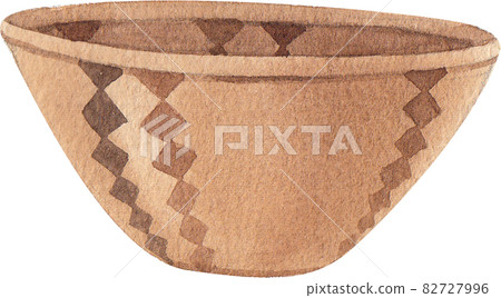 American Indian and decor watercolor 82727996