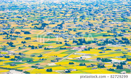 View of the Tonami Plain from Mt. Yaotome View of the Tonami Plain from Mt. Yaotome 82729299