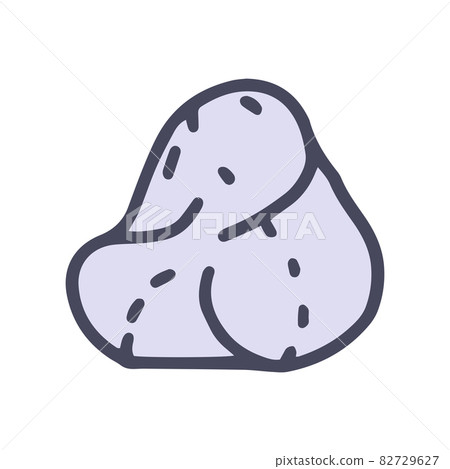 monostatic gomboc color vector doodle simple icon 82729627