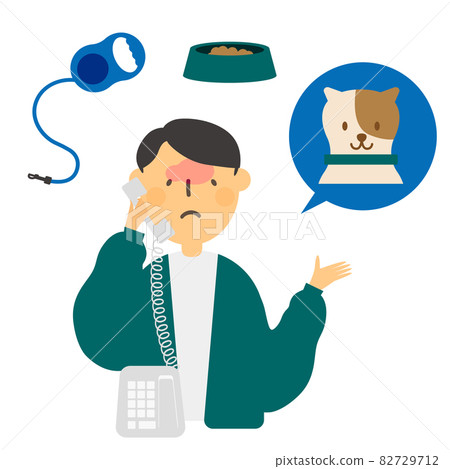 People who are ill and ask to take care of their pets 82729712