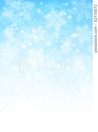 雪花圖案光散景藍色 雪花圖案光散景藍色 82730872