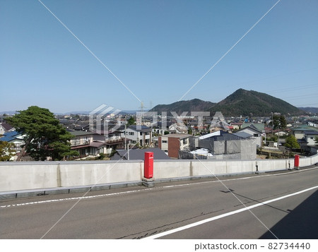 從福島市忍山的多層停車場眺望 82734440