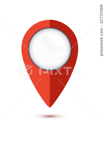 Map pin flat design style modern icon, pointer minimal vector symbol, marker sign Map pin flat design style modern icon, pointer minimal vector symbol, marker sign 82735989