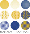 Japanese vintage pattern elements 82737550