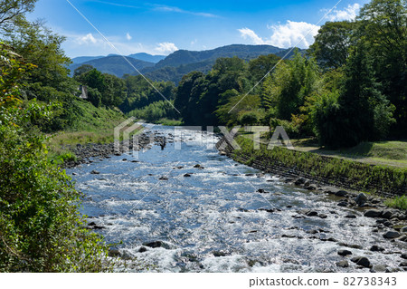 Ayu fishing on the Kano River in Izu City, Shizuoka Prefecture 82738343