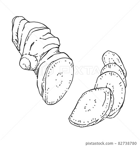 薑片鋼筆劃剪圖 82738780