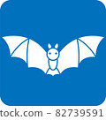 Bat pictogram Bat pictogram 82739591