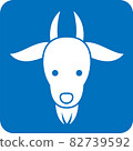 Goat pictogram Goat pictogram 82739592