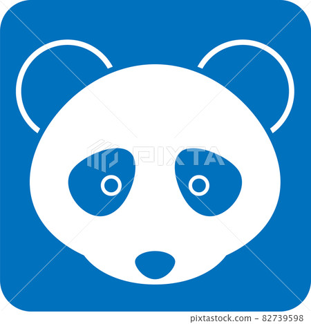 Panda pictogram Panda pictogram 82739598