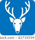 Deer pictogram Deer pictogram 82739599