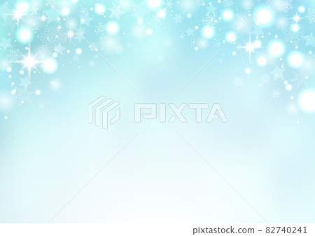 聖誕燈飾藍色的簡單風景 聖誕燈飾藍色的簡單風景 82740241