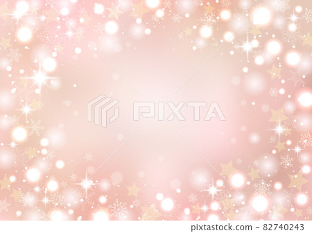 聖誕燈飾粉紅色的簡單風景 聖誕燈飾粉紅色的簡單風景 82740243