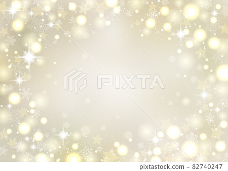聖誕燈飾金色的簡單風景 聖誕燈飾金色的簡單風景 82740247