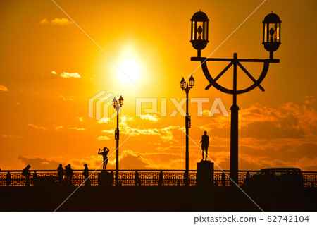 Evening view Nusamai Bridge Evening view Nusamai Bridge 82742104