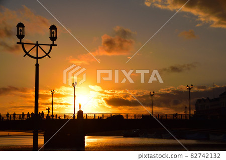 Evening view Nusamai Bridge 82742132