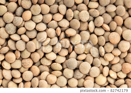Uncooked Lentil background texture. Full frame Uncooked Lentil background texture. Full frame 82742179