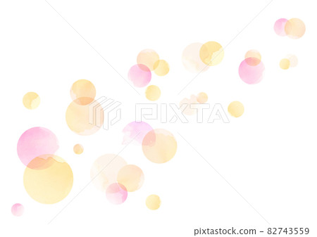 Cute watercolor background material 82743559