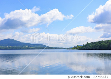 Lake Kussharo from Wakoto Peninsula Lake Kussharo from Wakoto Peninsula 82743617
