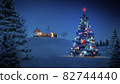 computer generated background image with christmas theme 82744440