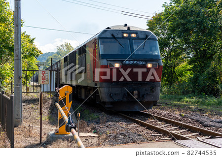 Freight train _ train _ railroad _ transportation _ railroad track 82744535