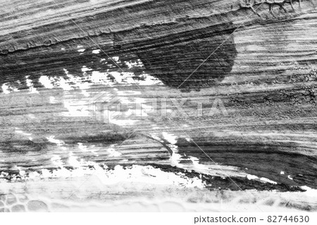 black white abstract acrylic painting color texture on white paper background by using rorschach inkblot method black white abstract acrylic painting color texture on white paper background by using rorschach inkblot method 82744630