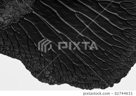 black white abstract acrylic painting color texture on white paper background by using rorschach inkblot method black white abstract acrylic painting color texture on white paper background by using rorschach inkblot method 82744631