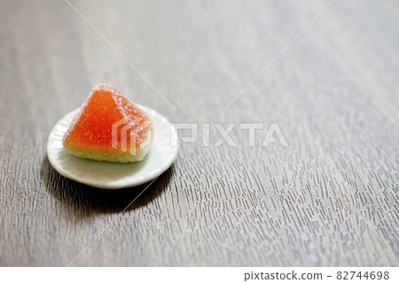 Watermelon on a small plate 82744698