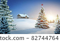 computer generated background image with christmas theme. 82744764