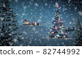computer generated background image with christmas theme 82744992