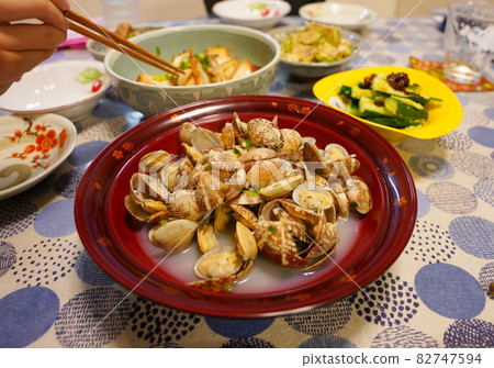 家常日本料理,蒸蛤蜊 家常日本料理,蒸蛤蜊 82747594