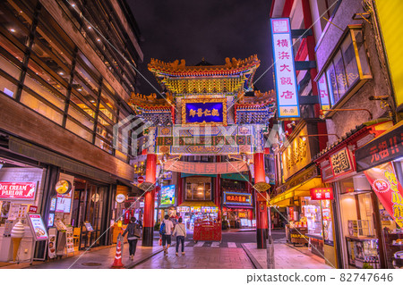 Japan's Yokohama cityscape was canceled (emergency declaration was canceled), but for some reason tourists are sparse in Chinatown = October 6 Japan's Yokohama cityscape was canceled (emergency declaration was canceled), but for some reason tourists are sparse in Chinatown = October 6 82747646