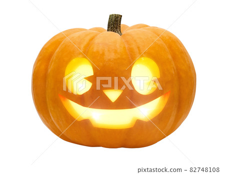 Pumpkin Halloween Jack O Lantern Illustration Real Single 82748108