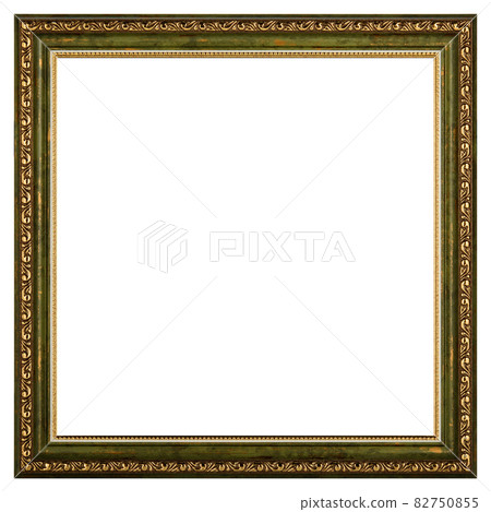 Golden Green mockup canvas frame isolated on white background Golden Green mockup canvas frame isolated on white background 82750855