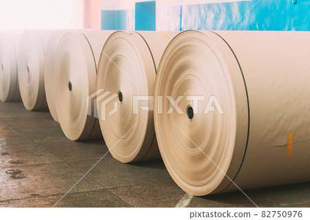 Finished Products Paper At Paper Mill 82750976