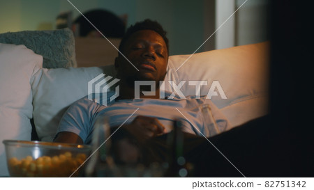 Sleepy black fan supporting team Sleepy black fan supporting team 82751342