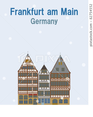 美因河畔法蘭克福 frankfurt-am-main 德國雪 82754552